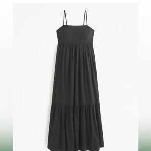 Abercrombie low back tiered maxi dress MT